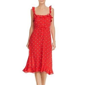 NWOT For love & lemon Natalia Polka-Dot Dress